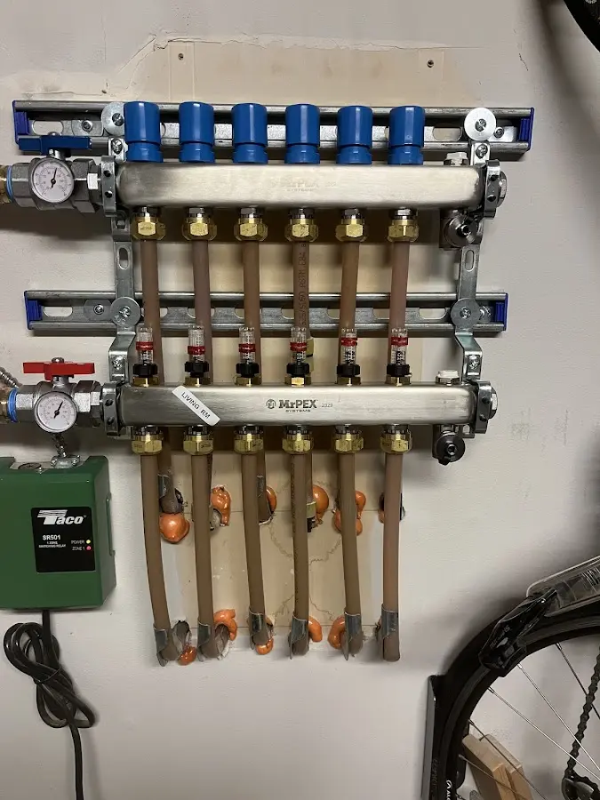 Plumber performing Gas Line Installation at a residential property in Sunnyslope